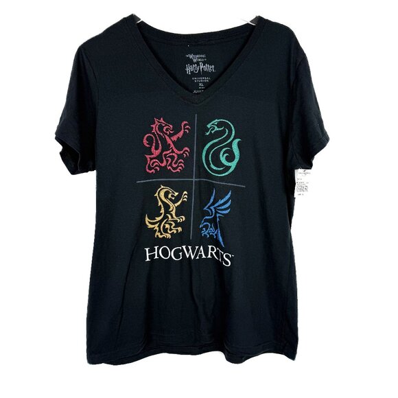 NWT Universal Studios The Wizarding World of Harry Potter Hogwarts T-Shirt XL - Picture 1 of 7